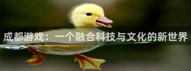 沐鸣娱乐2手机版：成都游戏：一个融合科技与文化的新世界