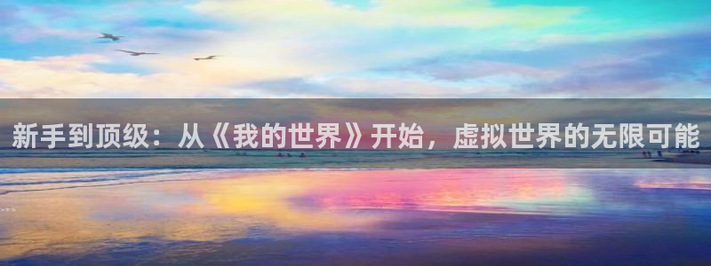 沐鸣2平台是杏彩的吗：新手到顶级：从《我的世界》开始，虚拟世界的无限可能
