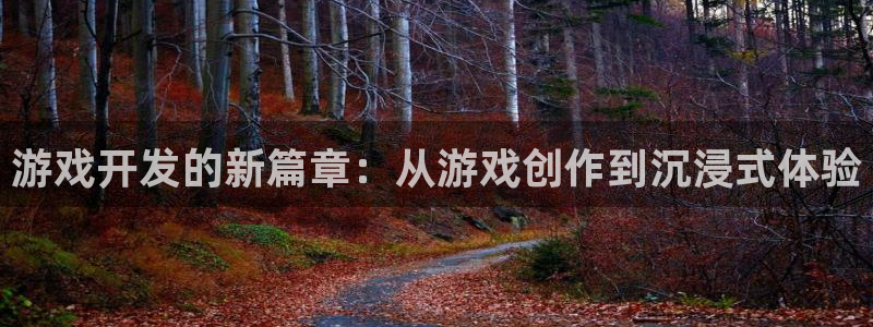 沐鸣娱乐2注册官网：游戏开发的新篇章：从游戏创作到沉浸式体验