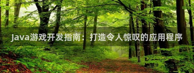 沐鸣2挂机注册：Java游戏开发指南：打造令人惊叹的应用程序